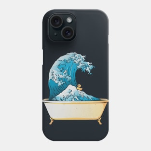 Bathtub Kanagawa Wave by Tobe Fonseca Phone Case