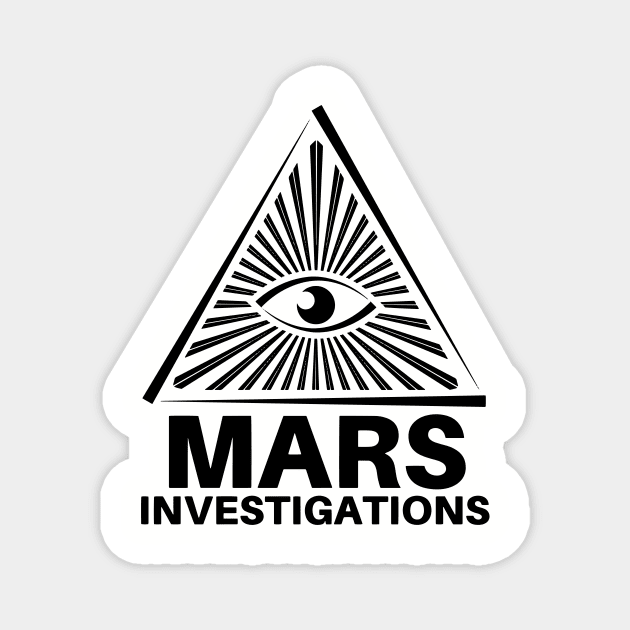 Mars Investigations Logo Re-brand Veronica Mars Magnet by Annalaven