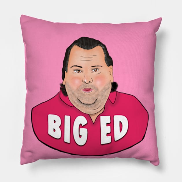 Big Ed Meme Pillow by Barnyardy