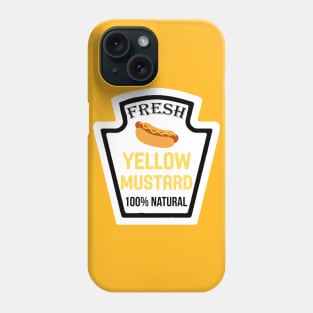 Halloween Fresh Yellow Mustard Funny Family Matching Costume Phone Case