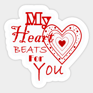 You Have My Heart (pink)' Sticker | Spreadshirt