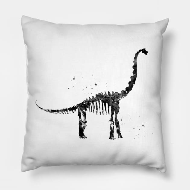 Brachiosaurus Pillow by erzebeth