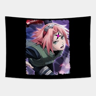 SAKURA HARUNO MERCH VTG Tapestry