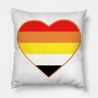 Pride Flag Heart Lithsexual Pillow