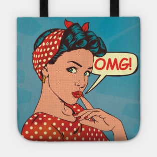 Surprised Girl Tote