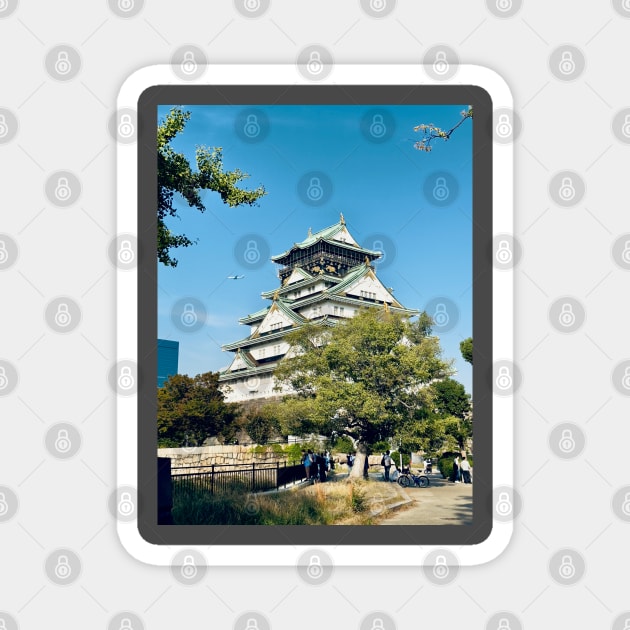 The Osaka Castle Magnet by dagobah_days