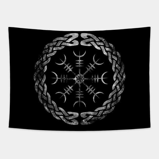 Aegishjalmur protection Sign, Viking, Norse Tapestry by Lenny241