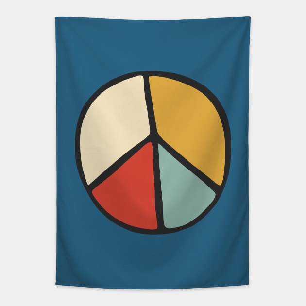 Peace Sign Tapestry by JunkyDotCom