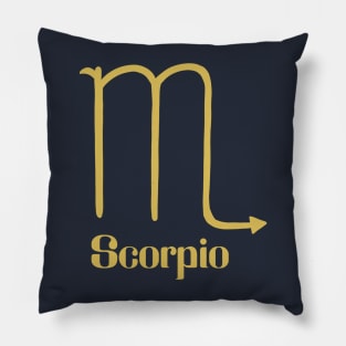 Scorpio Zodiac Pillow