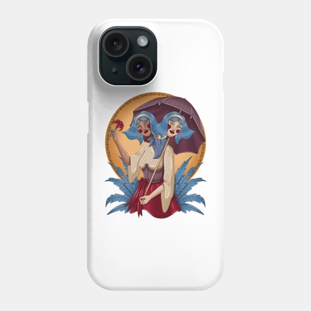 loving sisters Phone Case by XioVerduzco-art