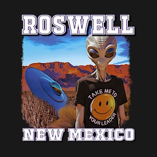 FUNNY ROSWELL NEW MEXICO ALIEN UFO T-Shirt