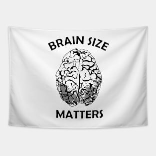 Brain Size Matters Tapestry