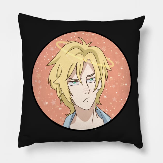 Ash Lynx Angel Pillow by Sophprano