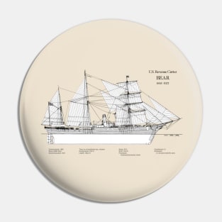 USRC Bear United States Coast Guard Revenue Cutter - SBDpng Pin