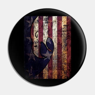 Distressed Patriotic Pin