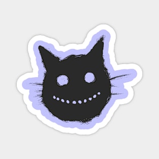 Smiling black cat Magnet