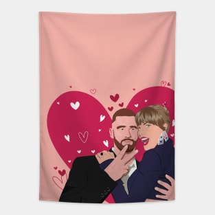 Taylor Swift y Travis Kelce Tapestry