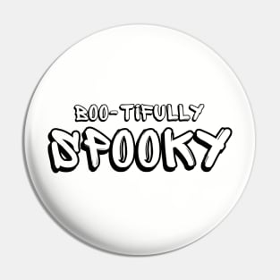 Boo-tifully Spooky Pin