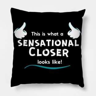 This is what a Sensationa, Closer looks like! Pillow