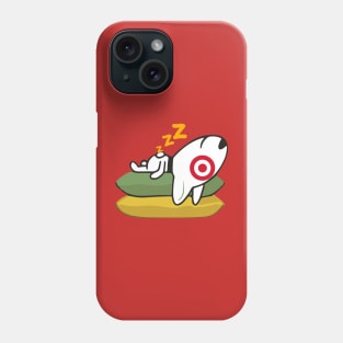 Sleeping Bullseye Dog Team Member Phone Case