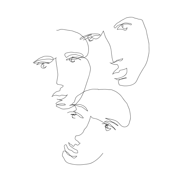 One Line Faces by J_FC