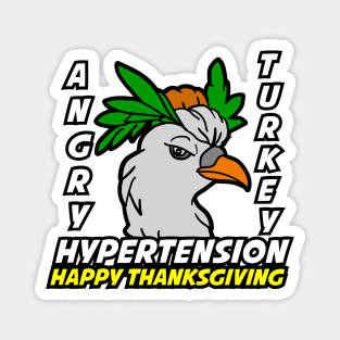 Angry Turkey - Happy Thanksgiving Magnet