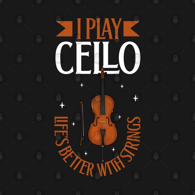 I play Cello by Modern Medieval Design