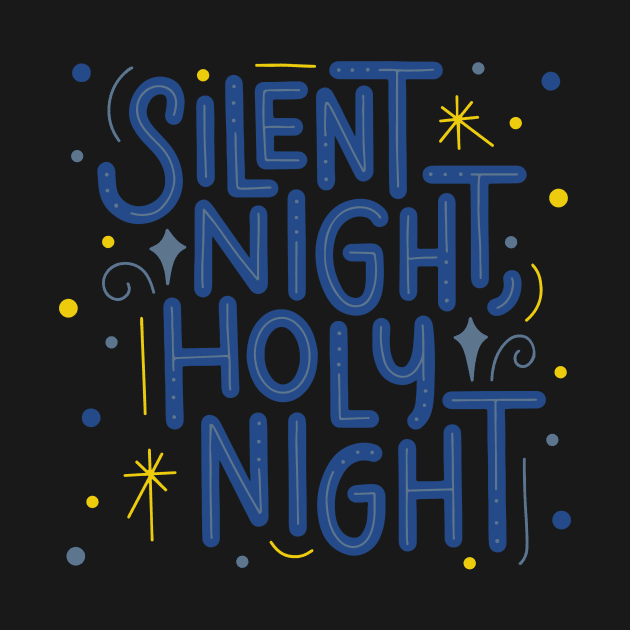 Silent Night Holy Night by TeeTrafik