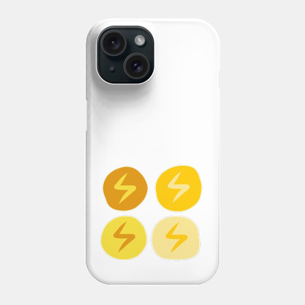 Sowilo in Yellow (Runes and Colors) Phone Case by El Onix