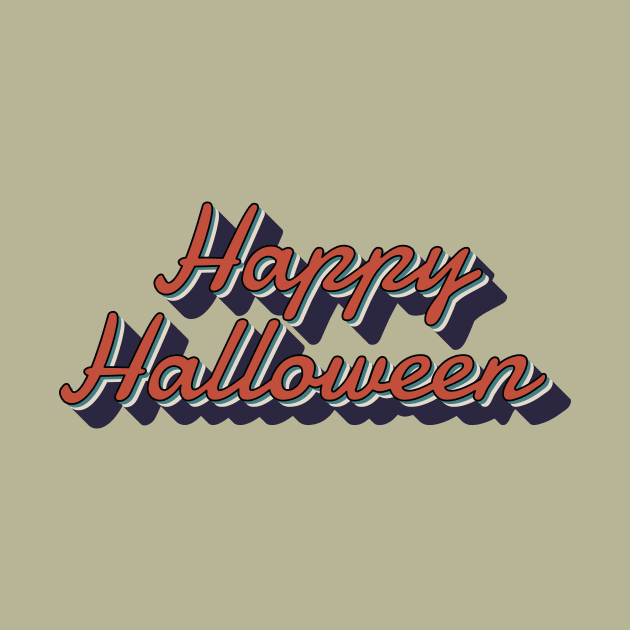 vintage look happy halloween 2021 by fokaction