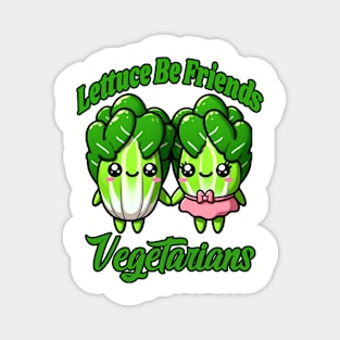 Lettuce Be Friends Magnet