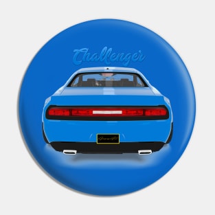Challenger Drift Blue Back Pin