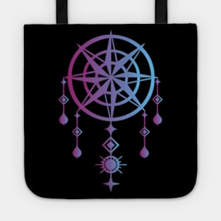 Wind rose and dream mandala Tote