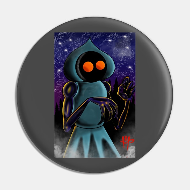 Flatwoods Monster Pin by BenWo357