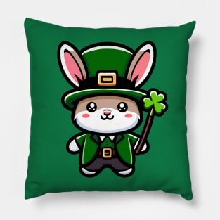 St Patrick's day bunny Pillow