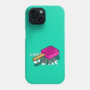 Lick a Soap - Whimsical Soap Bar Lollipop Phone Case