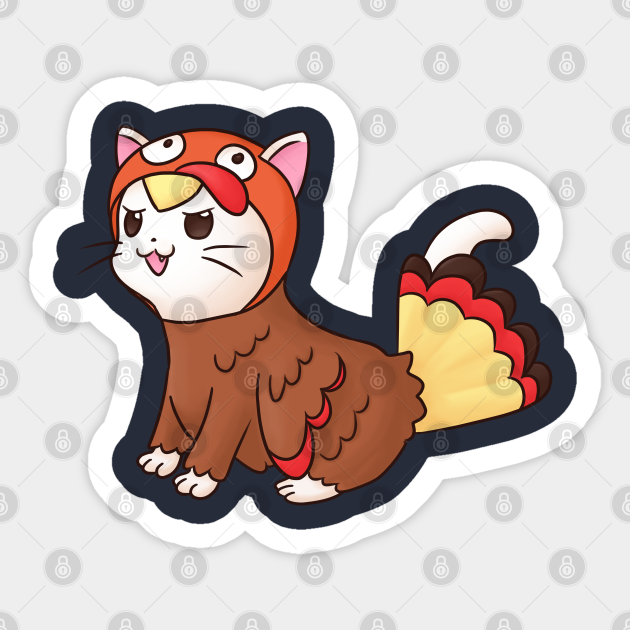 Turkitty - Thanksgiving - Sticker