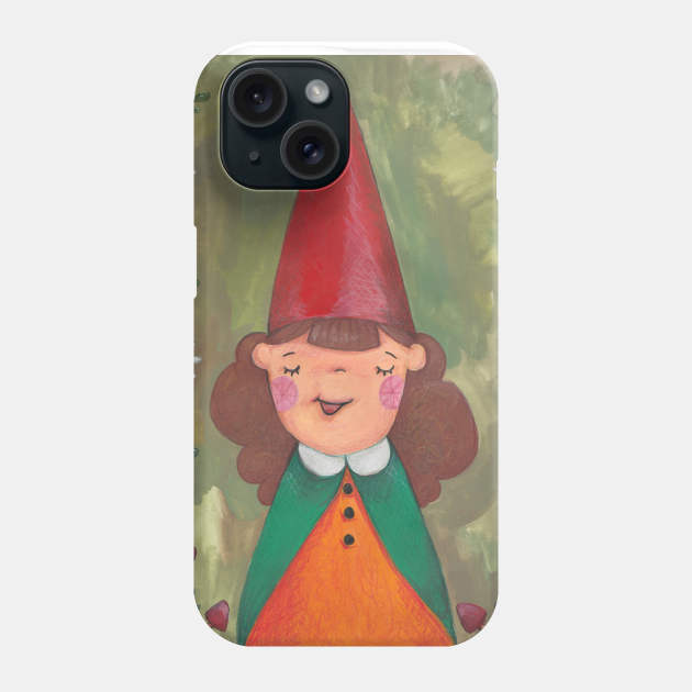 Daisy Gnome Phone Case by Flightoftheparcel