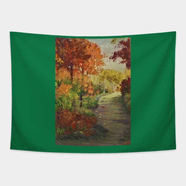 Autumn Splendor Tapestry by Allison Prior Art