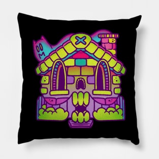 Spooky Suburb Pillow