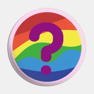 Question Rainbow Pin