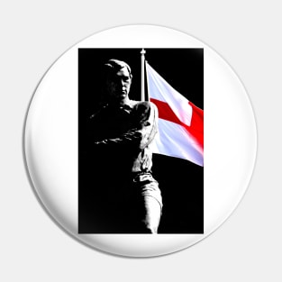 Bobby Moore Statue England Flag Wembley Stadium Pin