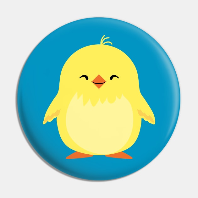 Cute Chick Pin by Peppermint Narwhal