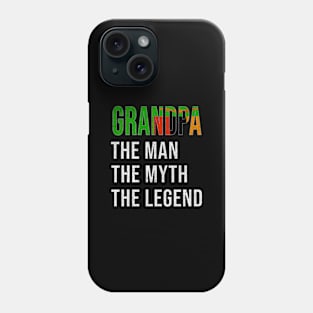 Grand Father Zambian Grandpa The Man The Myth The Legend - Gift for Zambian Dad With Roots From  Zambia Phone Case