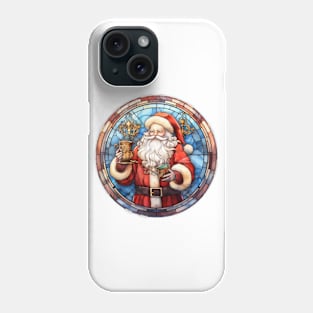 Father Christmas with a mug Phone Case