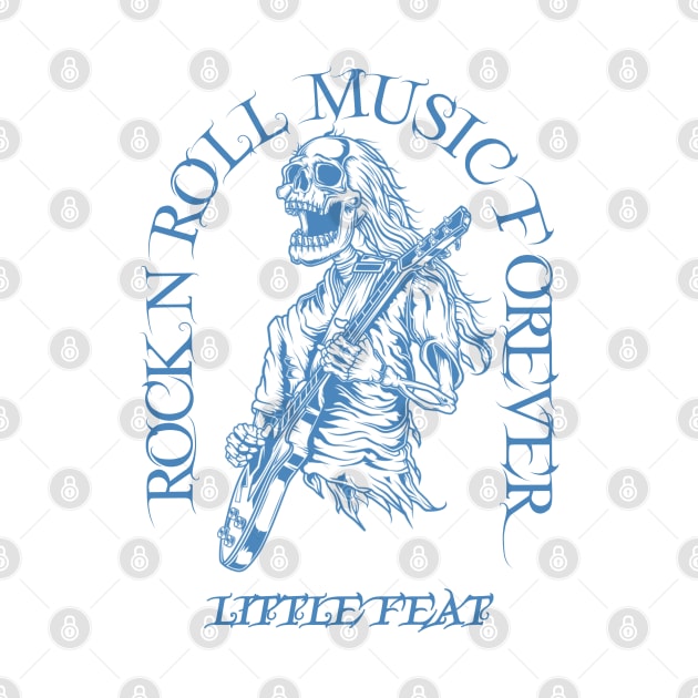 Little Feat //// Skeleton Rock N Roll by Stroke Line