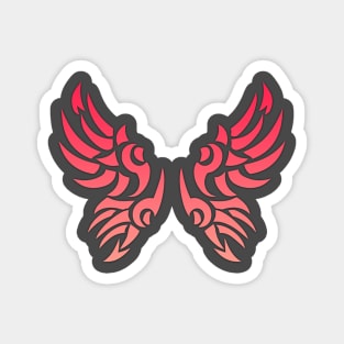 Gradient Tattoo Butterfly Magnet