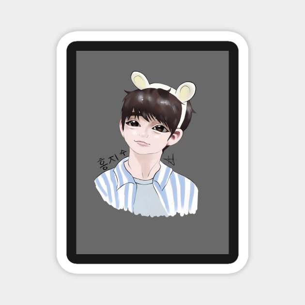 Hong Jisoo | Joshua Seventeen Magnet by ichigobunny