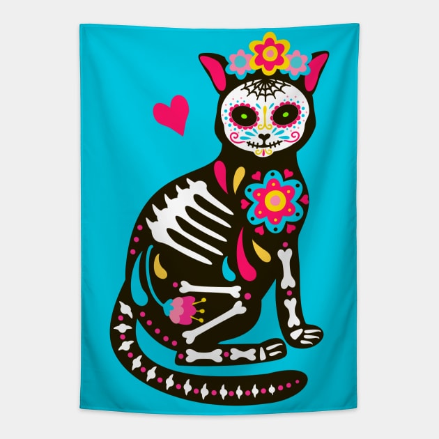 Gata Bonita Tapestry by machmigo