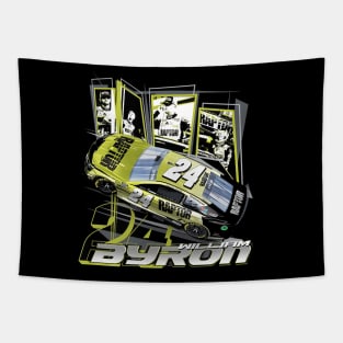 William Byron Black Car Tapestry